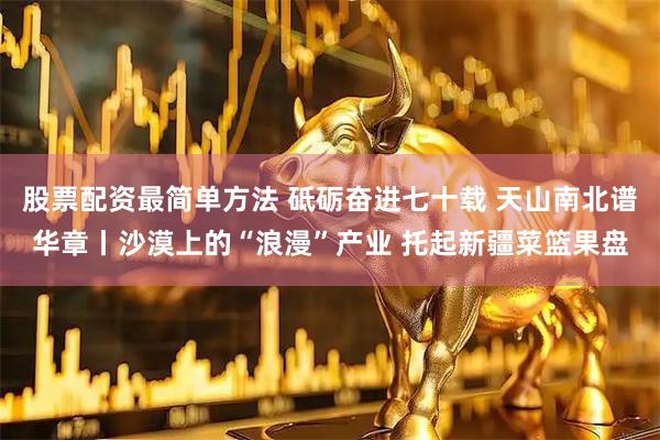 股票配资最简单方法 砥砺奋进七十载 天山南北谱华章丨沙漠上的“浪漫”产业 托起新疆菜篮果盘